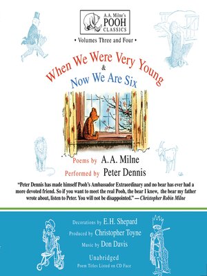 cover image of When We Were Very Young / Now We Are Six